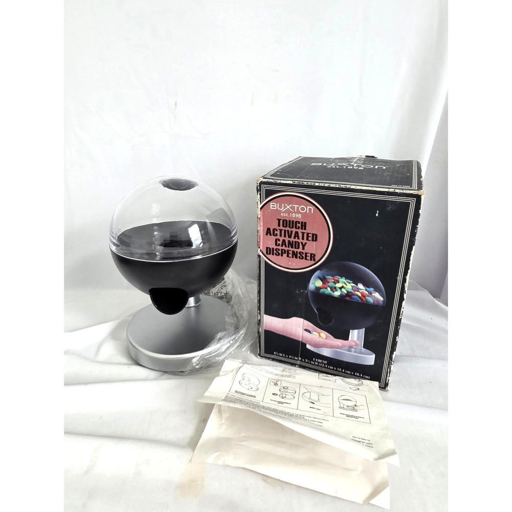 Touch Activated Snack Dispenser Black Silver Automatic Snack Machine Box
